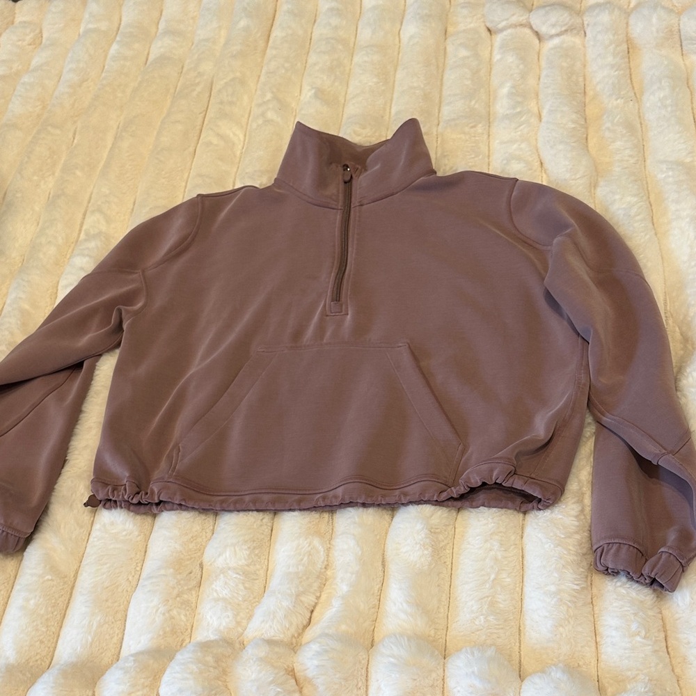lululemon athletica Mauve Quarter-Zip Hoodie